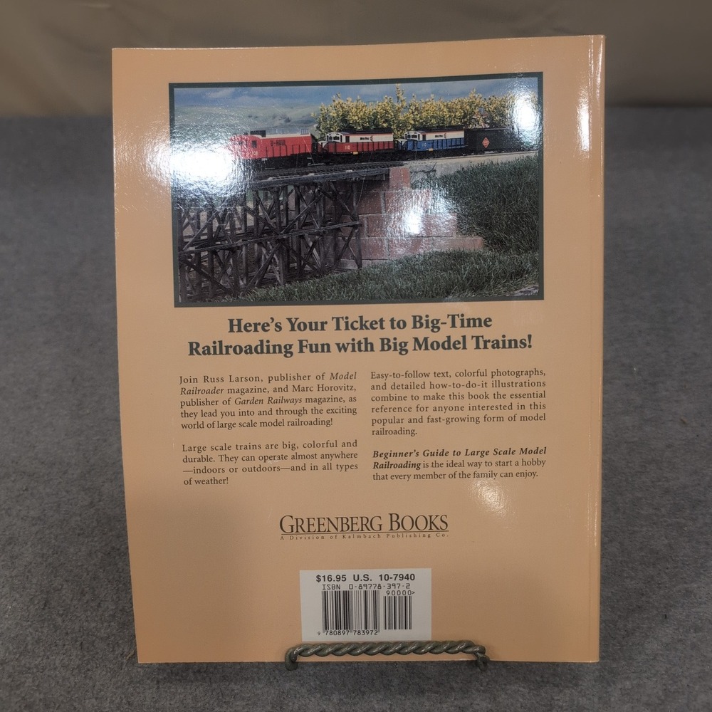 Beginner's Guide to Large Scale Model Railroading Marc Horovitz Russ Larson 1994 - Picture 2 of 3